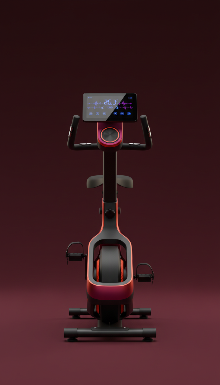 Digital Vibration Exercise Bike